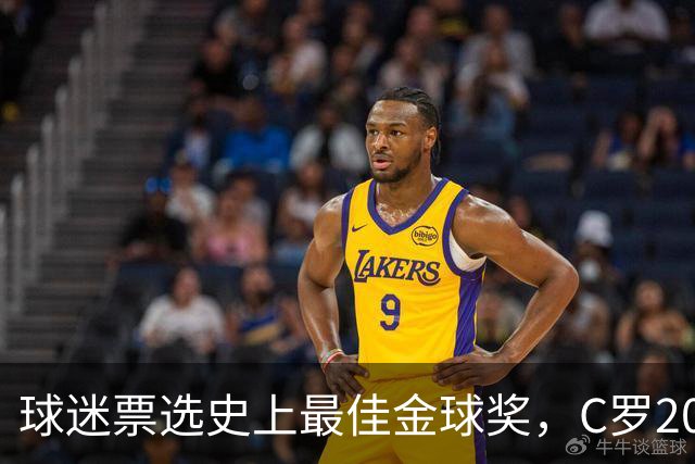 球迷票选史上最佳金球奖，C罗2008年金球奖暂以75%得票率领跑